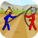 Stickman Kingdom Clash Game Lead Epic Battles and Conquer Kingdoms!  screen for extension Chrome web store in OffiDocs Chromium