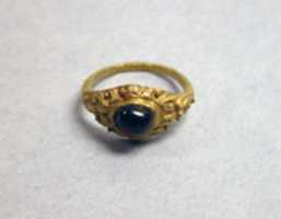 Free download Stirrup-shaped Ring with Purple Stone free photo or picture to be edited with GIMP online image editor