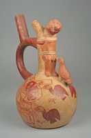 Free download Stirrup Spout Bottle with Nude Man and Bird free photo or picture to be edited with GIMP online image editor