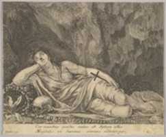 Free download St. Mary Magdalen Reclining in a Grotto free photo or picture to be edited with GIMP online image editor