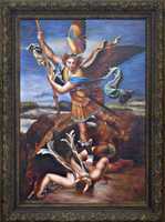 Free download St Michael Vanquishing Devil  free photo or picture to be edited with GIMP online image editor