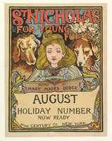 Free download ST. NICHOLAS / FOR YOUNG / FOLKS / EDITED BY / MARY MAPES DODGE / AUGUST / HOLIDAY NUMBER / NOW READY / THE CENTURY CO. NEW YORK free photo or picture to be edited with GIMP online image editor