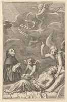 Free download St. Nicolas Praying for a Dying Man free photo or picture to be edited with GIMP online image editor