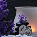 Stone flowers next tocandles  screen for extension Chrome web store in OffiDocs Chromium