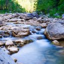 stone stream with flowing water  screen for extension Chrome web store in OffiDocs Chromium