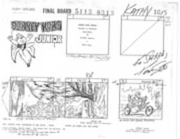 Free download Storyboard 5113-8313 DONKEY KONG JUNIOR (1983) RUBY-SPEARS free photo or picture to be edited with GIMP online image editor