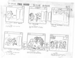 Free download Storyboard 5116-8408 Q*bert (1983) RUBY-SPEARS free photo or picture to be edited with GIMP online image editor