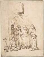 Free download St. Peter and St John Healing the Paralytic free photo or picture to be edited with GIMP online image editor
