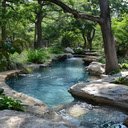 Stream in the forest wallpaper  screen for extension Chrome web store in OffiDocs Chromium