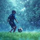 Streamonsport Soccer In the rain with boy  screen for extension Chrome web store in OffiDocs Chromium