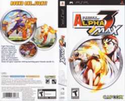 Free download Street Fighter Alpha 3 MAX [ULUS-10062] PSP Box Art free photo or picture to be edited with GIMP online image editor