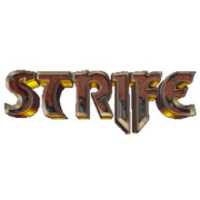 Безкоштовно завантажте логотип Strife у ретро-стилі, безкоштовну фотографію чи зображення для редагування за допомогою онлайн-редактора зображень GIMP