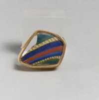 Free download Striped mosaic glass bowl fragment free photo or picture to be edited with GIMP online image editor
