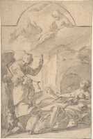Free download St. Roch Interceding before the Holy Trinity for Plague Victims free photo or picture to be edited with GIMP online image editor