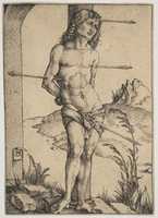 Free download St. Sebastian Bound to the Column free photo or picture to be edited with GIMP online image editor