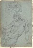 Free download Studies of a Nude Male Figure free photo or picture to be edited with GIMP online image editor