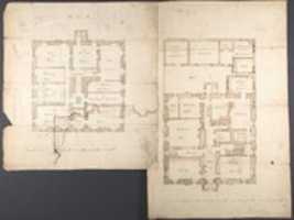 Fonthill, Wiltshire'daki Pavilion Çalışmaları ve Zemin ve Birinci Kat Planları (rekto); Tudor-Gotik Tarzında Pavilion Çalışmaları (verso) ücretsiz fotoğraf veya resim GIMP çevrimiçi resim düzenleyici ile düzenlenebilir