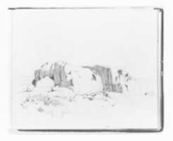 Free download Study of Rocks in a Landscape (from Sketchbook) free photo or picture to be edited with GIMP online image editor