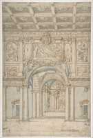 Free download Study of the Interior of Santa Maria Maggiore in Rome. free photo or picture to be edited with GIMP online image editor