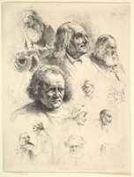 Free download Study of Thirteen Heads free photo or picture to be edited with GIMP online image editor