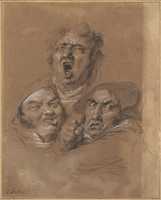 Free download Study of Three Heads free photo or picture to be edited with GIMP online image editor