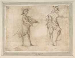 Free download Study of Two Figures free photo or picture to be edited with GIMP online image editor