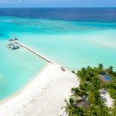 Stunning Aerial View of a Maldives Private Island  screen for extension Chrome web store in OffiDocs Chromium