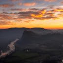 stunning sunset beside the Mantas mountain range  screen for extension Chrome web store in OffiDocs Chromium