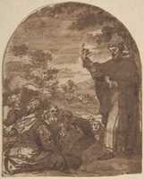 Free download St. Vincent Ferrer Preaching free photo or picture to be edited with GIMP online image editor