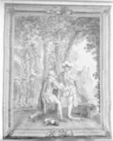 Free download Sully at the Feet of Henri IV from a set of The History of France free photo or picture to be edited with GIMP online image editor
