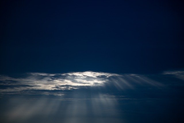 Free download sunbeams cloud cover seem to be free picture to be edited with GIMP free online image editor