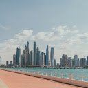 Sunny buildings and lakes  screen for extension Chrome web store in OffiDocs Chromium