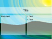 Kostenloser Download der Microsoft Word-, Excel- oder Powerpoint-Vorlage „Sunny Day“ zur kostenlosen Bearbeitung mit LibreOffice online oder OpenOffice Desktop online