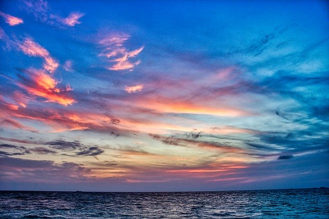 Free download sunrise sunset sea nature free picture to be edited with GIMP free online image editor