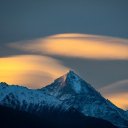 SUNSET ABOVE Theme  screen for extension Chrome web store in OffiDocs Chromium