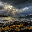 sunset and beach  screen for extension Chrome web store in OffiDocs Chromium