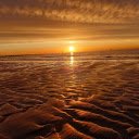 Sunset and beach sand  screen for extension Chrome web store in OffiDocs Chromium