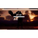 Sunset and eagle  screen for extension Chrome web store in OffiDocs Chromium