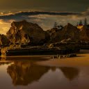 Sunset and rocky mountains  screen for extension Chrome web store in OffiDocs Chromium
