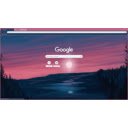 Sunset at River  screen for extension Chrome web store in OffiDocs Chromium