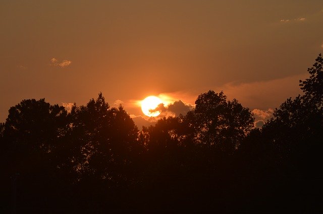 Free download sunset benson nc country trees free picture to be edited with GIMP free online image editor
