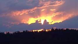 Free download Sunset Forest Hill -  free video to be edited with OpenShot online video editor