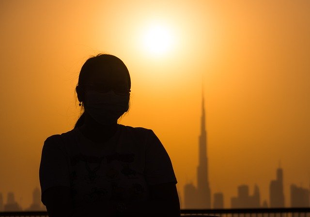 Free download sunset girl silhouette dubai uae free picture to be edited with GIMP free online image editor