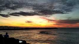 Free download Sun Set In Beach View Sunset -  free video to be edited with OpenShot online video editor
