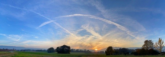 Free download sunset landscape fall sky dusk free picture to be edited with GIMP free online image editor