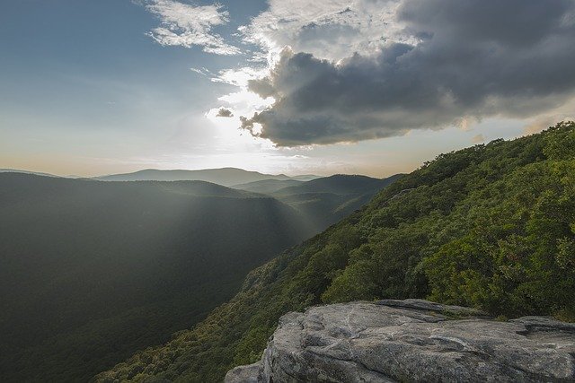 Free download sunset mountains north carolina free picture to be edited with GIMP free online image editor