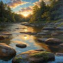 Sunset nature wallpaper  screen for extension Chrome web store in OffiDocs Chromium