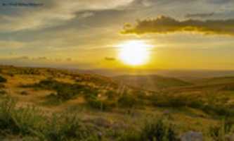 Free download sunset on Yazro mountains free photo or picture to be edited with GIMP online image editor
