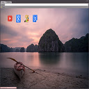 Sunset Over The Sea Theme 1920x1080  screen for extension Chrome web store in OffiDocs Chromium