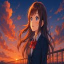Sunset Rooftop Reverie  screen for extension Chrome web store in OffiDocs Chromium